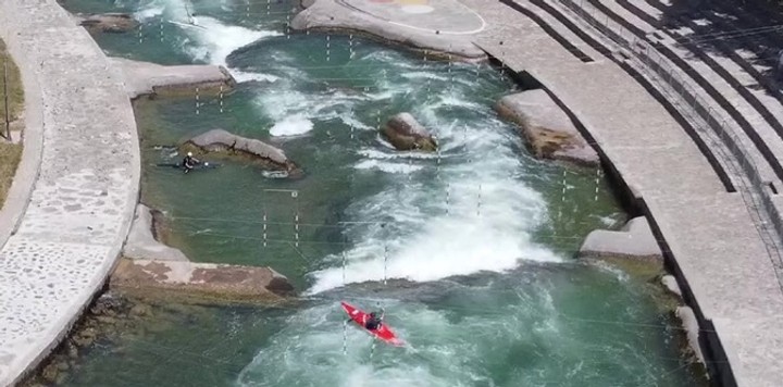 Štvrtou vodnoslalomovou zastávkou je Tacen, vracajúci sa po odmlke